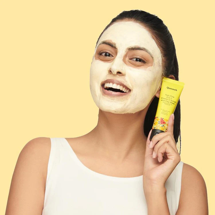 2-in-1 Scrub and Clay Mask With Yuzu Vitamin C - 50 ML - Image 5