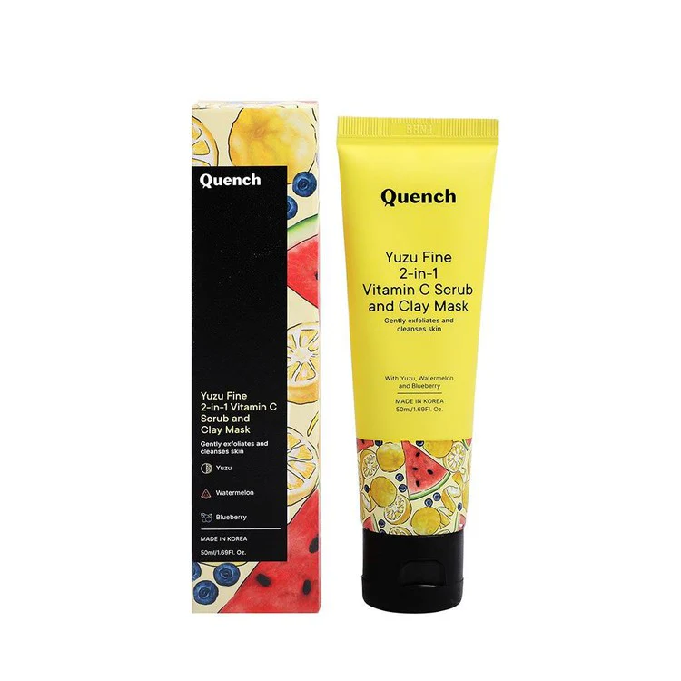 2-in-1 Scrub and Clay Mask With Yuzu Vitamin C - 50 ML - Image 6