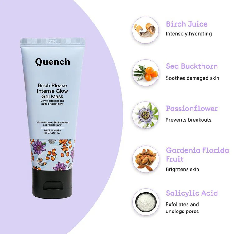 Birch Please Intense Glow Gel Mask - 50 ML (Gift) - Image 3