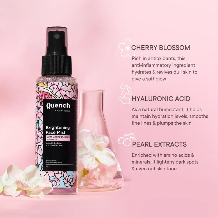 Brightening Face Mist Toner with Cherry Blossom Radiance - 100 ML - Image 3