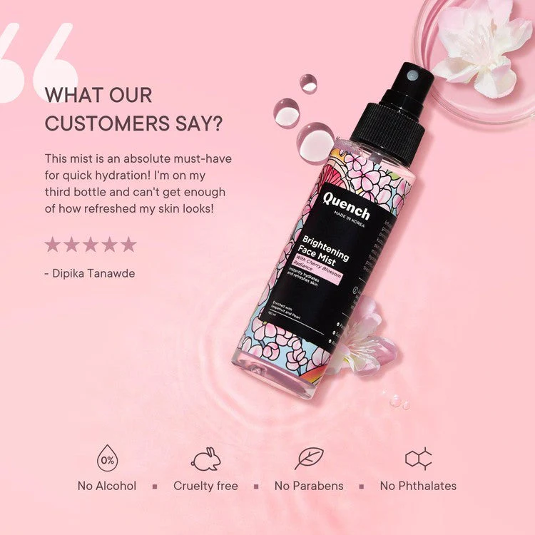 Brightening Face Mist Toner with Cherry Blossom Radiance - 100 ML - Image 5