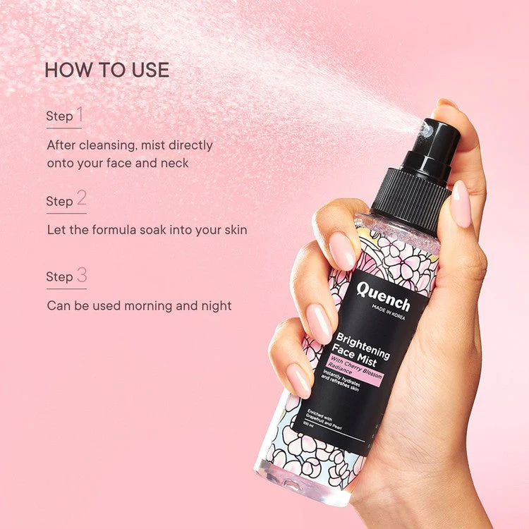 Brightening Face Mist Toner with Cherry Blossom Radiance - 100 ML - Image 6