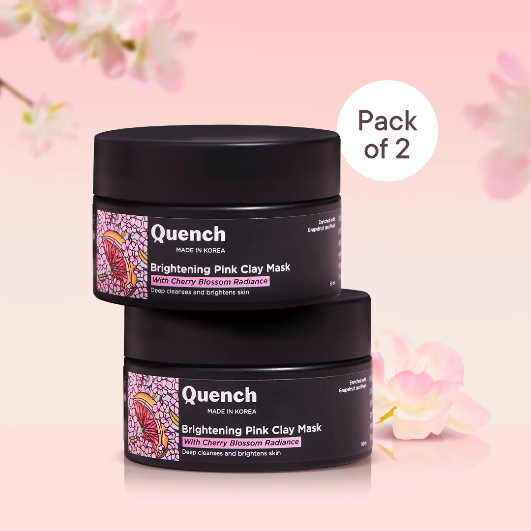 Brightening Pink Clay Mask with Cherry Blossom Radiance | De-tan & Removes Blackheads - 50 ML - Image 9