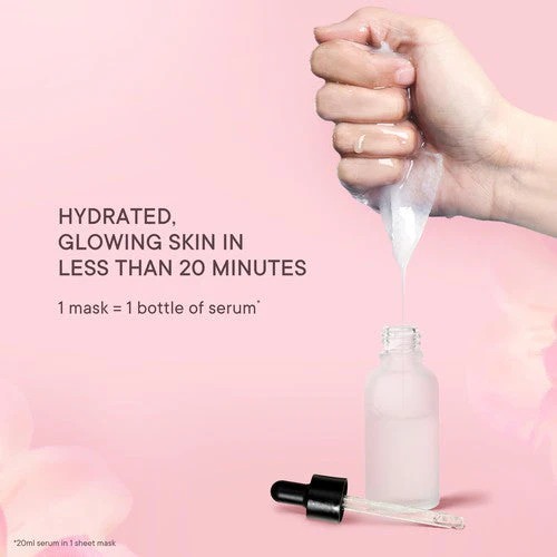 Brightening & Skin Clarifying Sheet Mask with Cherry Blossom Radiance - 25 ML - Pack Of 1 - Image 8