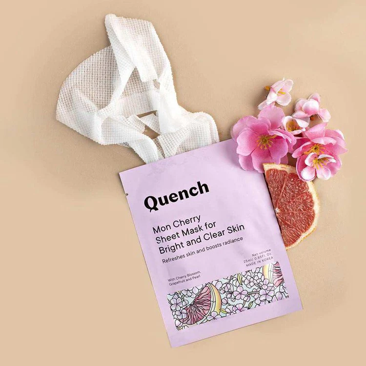 Brightening & Skin Clarifying Sheet Mask with Cherry Blossom Radiance (Pack of 3) - Image 7