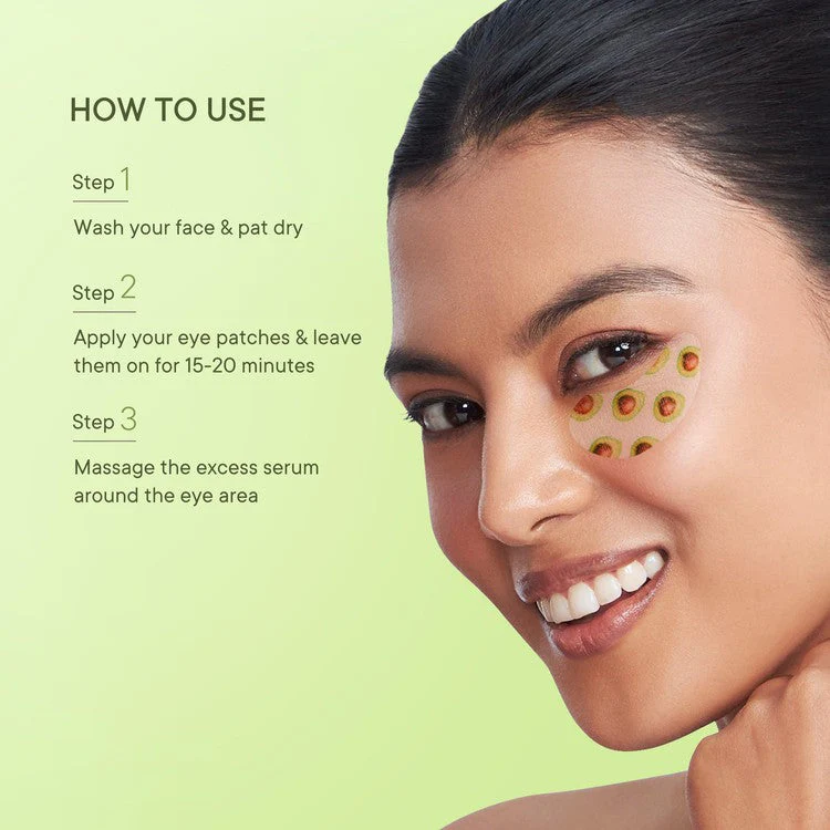 Brightening Under Eye Hydrogel Patch with Avocado Vitamins C & E - Image 6