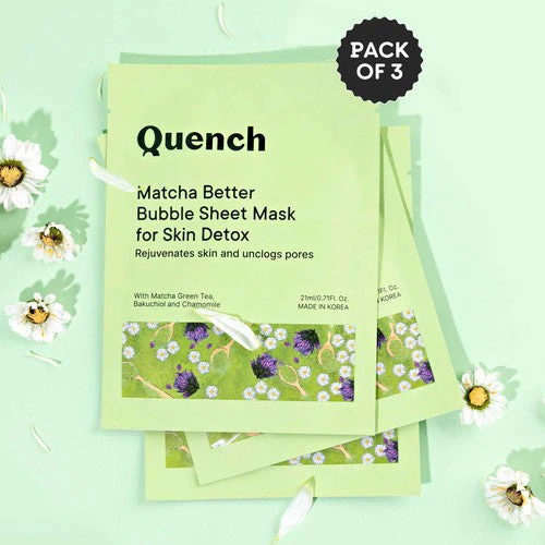 Bubble Sheet Mask with Matcha Green Tea Anti-Oxidants -21 ML - Image 9