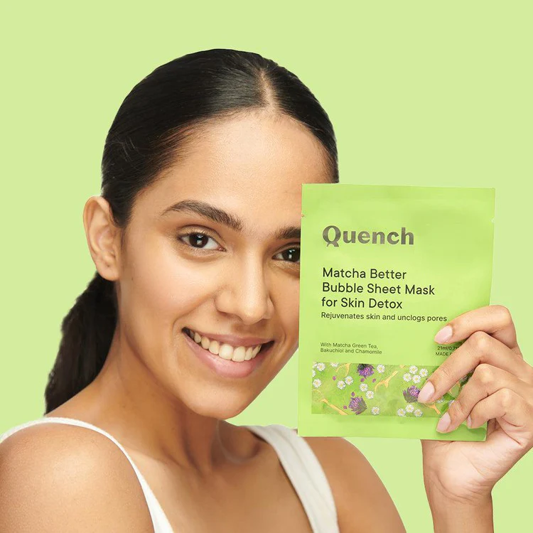 Bubble Sheet Mask with Matcha Green Tea Anti-Oxidants (Pack of 3) - Image 5