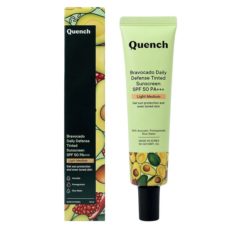 Daily Defense Tinted Sunscreen SPF 50 PA+++ with Avocado Vitamins C & E - 50 ML - Image 15