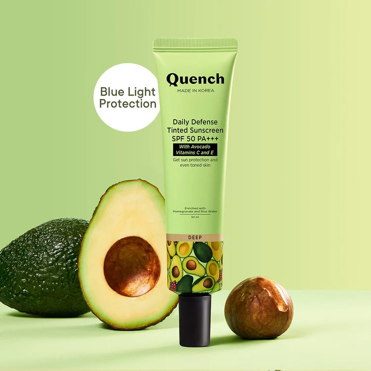 Daily Defense Tinted Sunscreen SPF 50 PA+++ with Avocado Vitamins C & E - 50 ML - Image 18