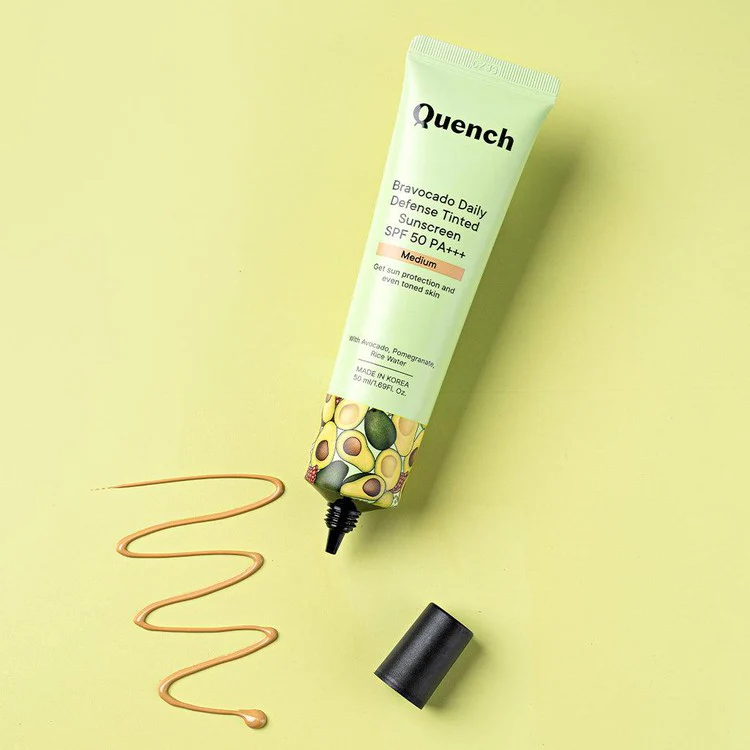 Daily Defense Tinted Sunscreen SPF 50 PA+++ with Avocado Vitamins C & E - 50 ML - Image 4