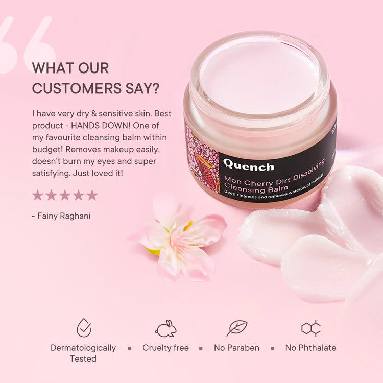 Dirt Dissolving Daily Cleansing Balm with Cherry Blossom Radiance (Gift) - Image 6
