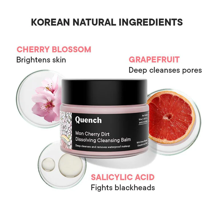 Dirt Dissolving Daily Cleansing Balm with Cherry Blossom Radiance (Pack of 2) - Image 5