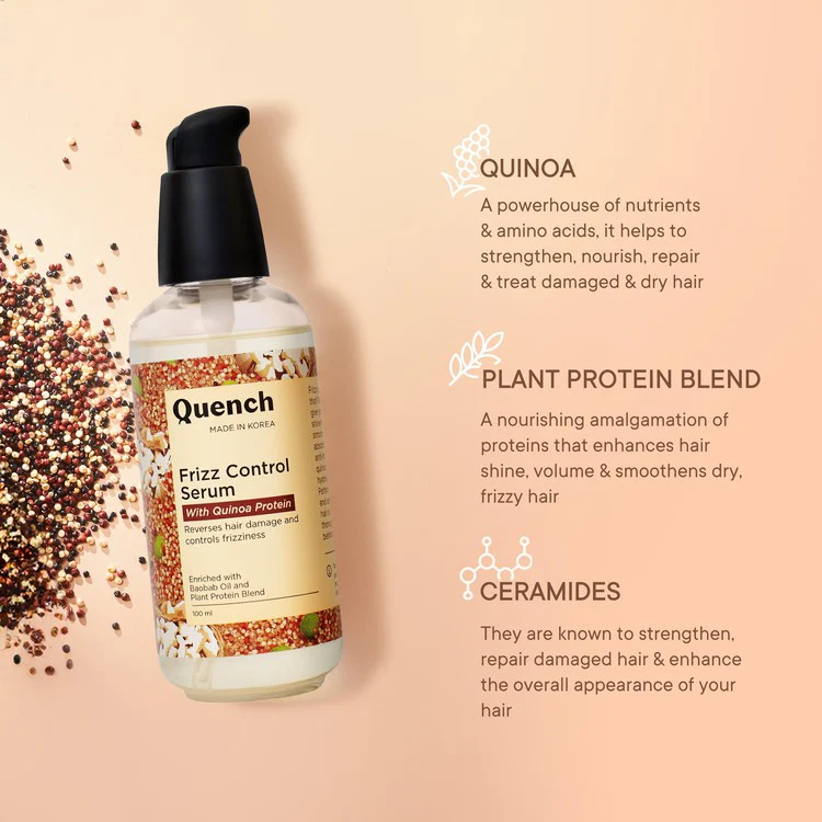 Frizz Control Serum with Quinoa Protein - 100ml - Image 4