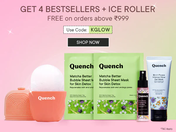 Get 4 bestsellers + Ice Roller free on orders above Rs. 999