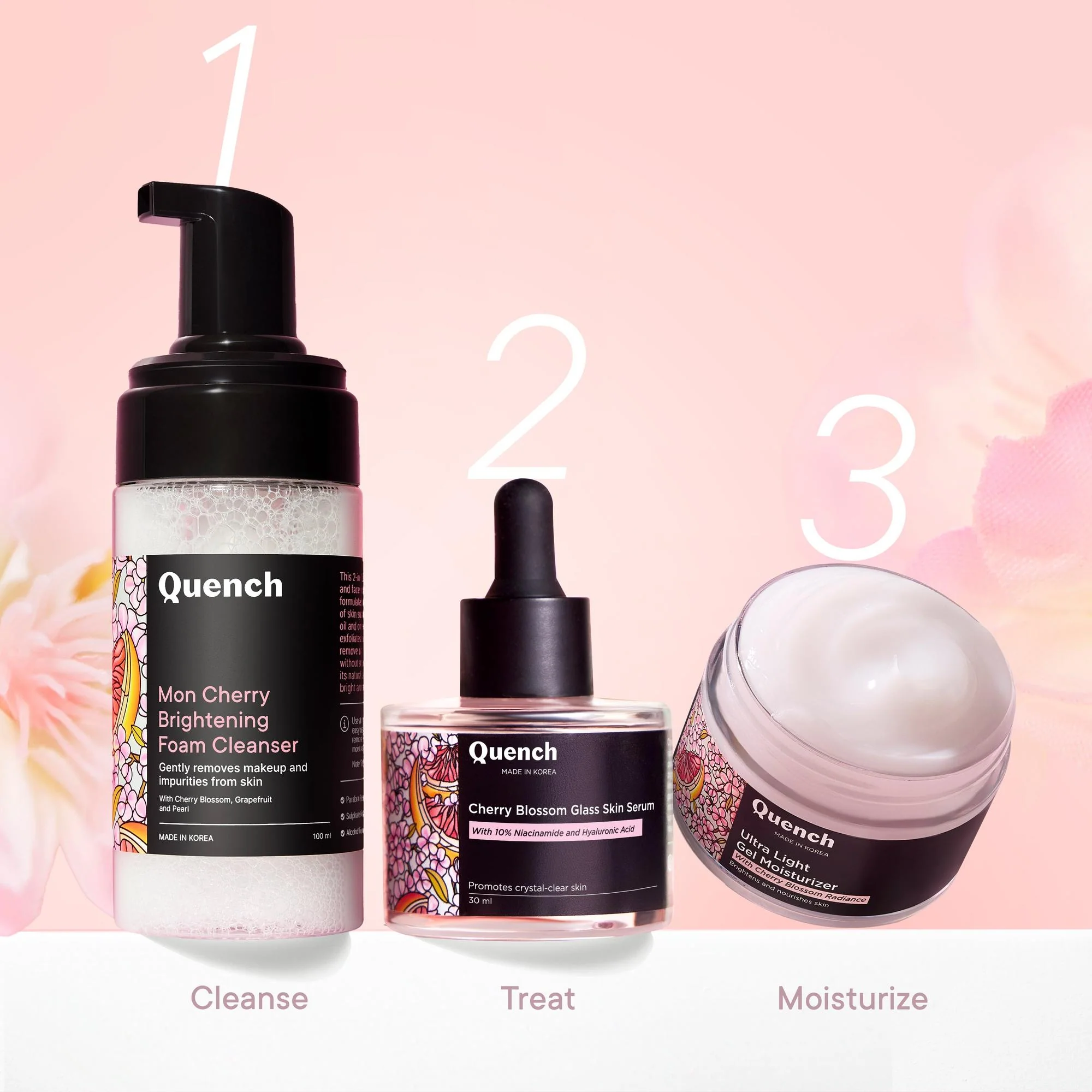 Cherry Blossom Glass Skin Serum With 10% Niacinamide and Hyaluronic Acid - 30 ML - Image 6