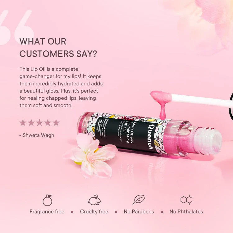 Illuminating Lip Oil with Cherry Blossom Radiance - 5 ML - Image 6