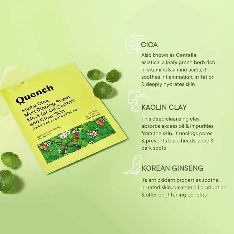Mud Sheet Mask with Cica Herb Repair- 23 ML - Image 3