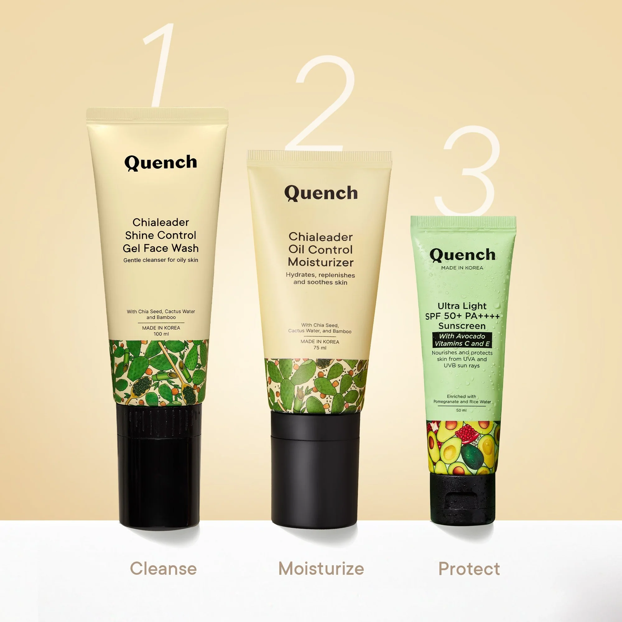 Oil Control Moisturizer with Chia Seeds Omega 3 - 75 ML - Image 7