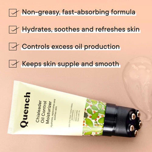 Oil Control Moisturizer with Chia Seeds Omega 3 - 75 ML - Pack of 1 - Image 2