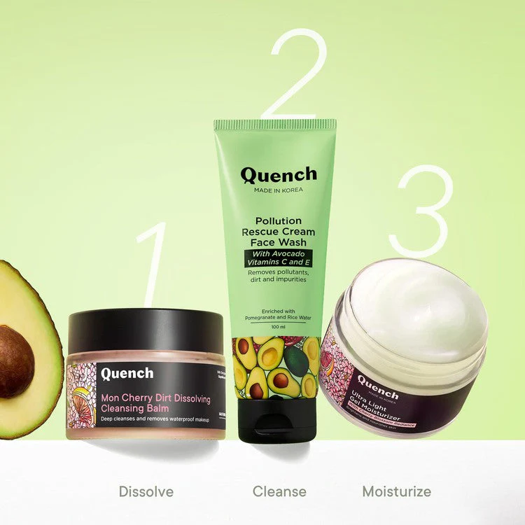 Pollution Rescue Cream Face Wash with Avocado Vitamins C & E - 100 ML - Image 7
