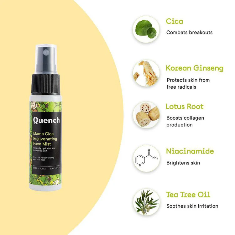 Rejuvenating Face Mist with Cica Herb Repair Mini - Pack of 2 - Image 4