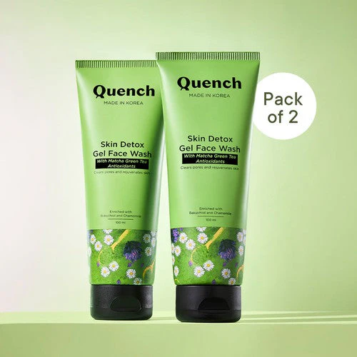 Skin Detox Gel Face Wash with Matcha Green Tea Anti-Oxidants (100 ML) - Image 9