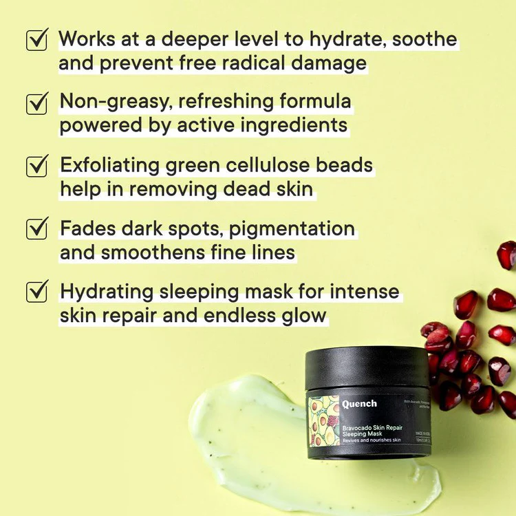 Skin Repair Night Gel Cream with Avocado Vitamins C & E Mini - Pack of 2 - Image 3