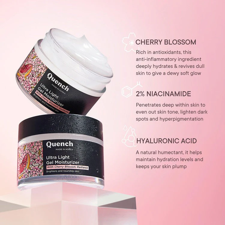 Ultra Light Gel Moisturizer with 2% Niacinamide & Hyaluronic Acid - 50 ML - Pack Of 1 - Image 4